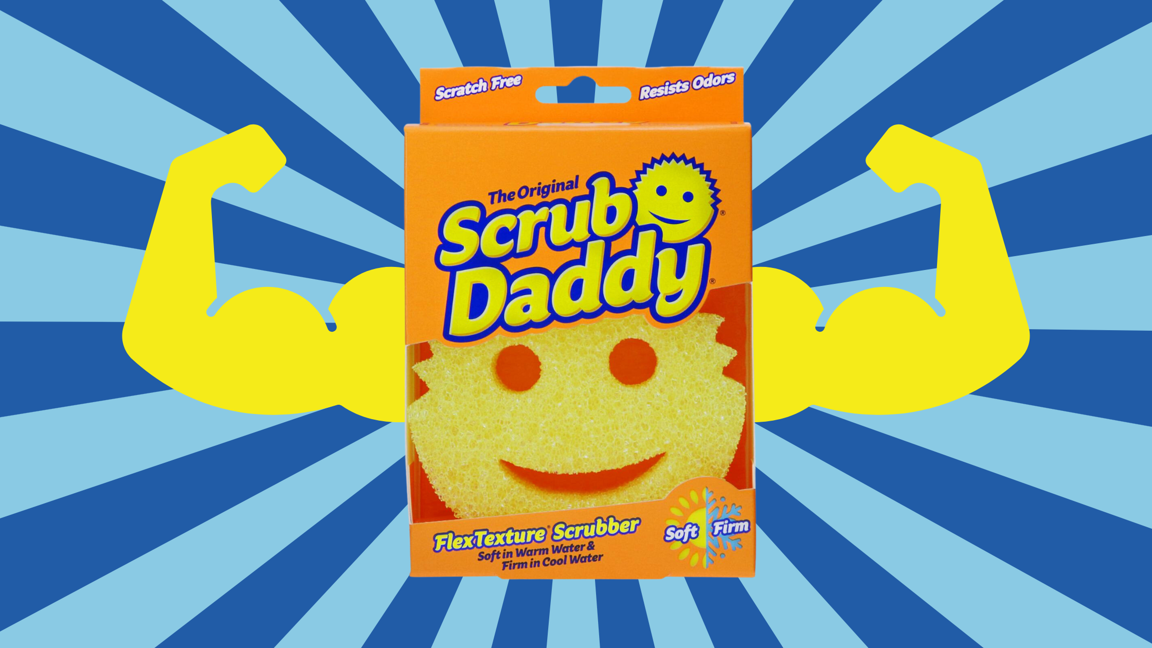  Scrub Daddy Large Sponge - Big Daddy - Scratch-Free
