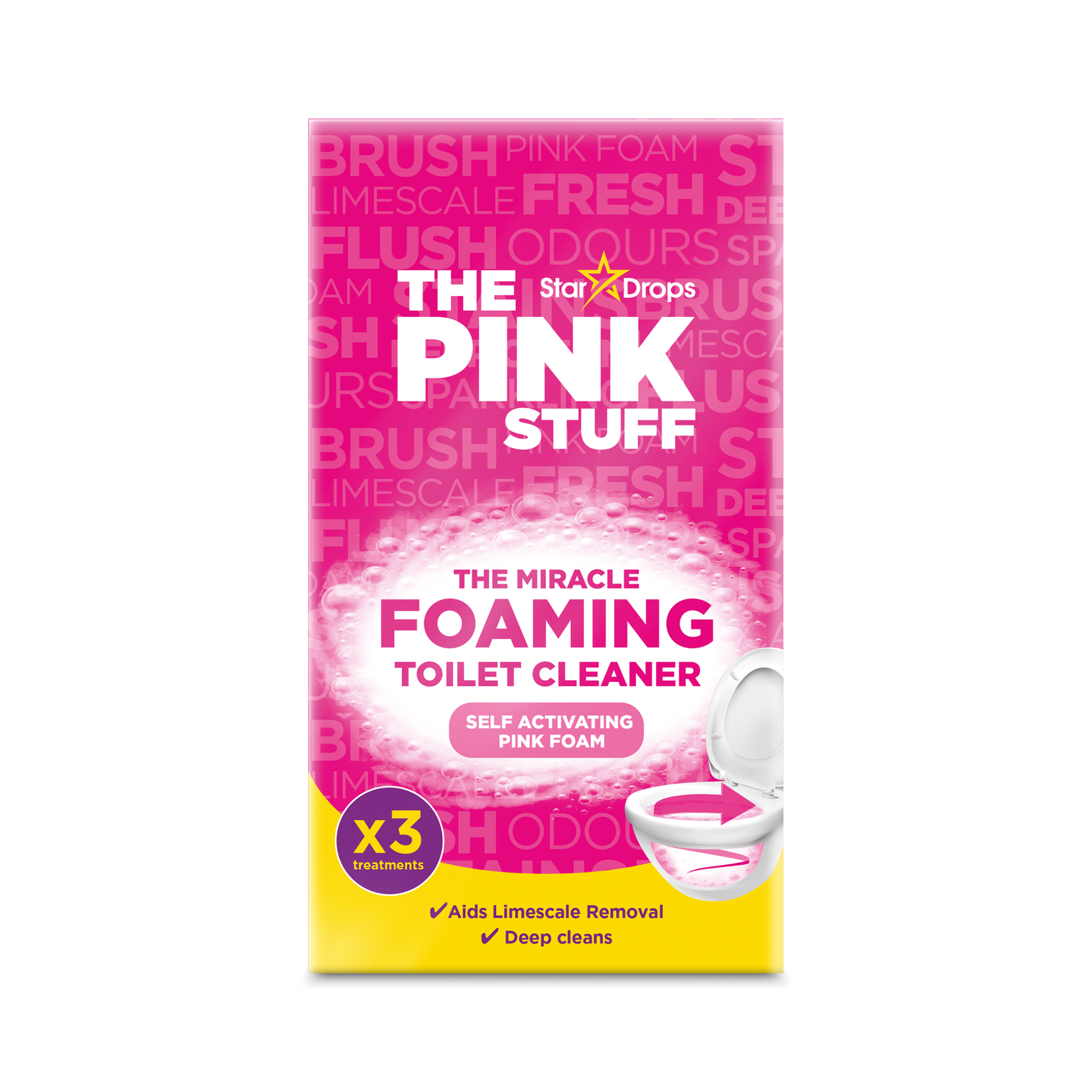 The Pink Stuff - The Miracle Foaming Toilet Cleaner (3 Pack)