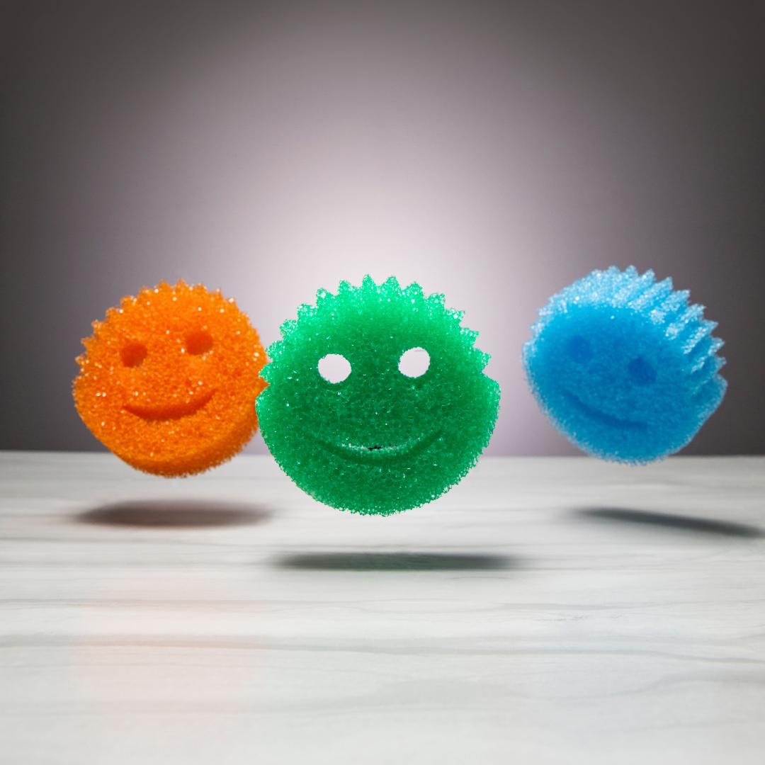 Meet the Scrub Daddy Product Family, Smiling Scrubbers, Sponges, Erasers,  Souring Pads & More